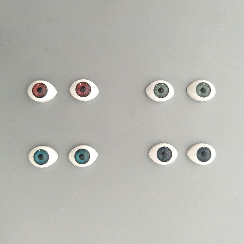 

4 пары/лот DIY детские игрушки, пластиковые куклы, защитные глаза для BJD куклы, аксессуары, глазные яблоки для животных, игрушки, изготовление кукол, ремесло 16.5x11.5mm разноцветный