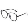 Large Frame Polygonal Anti-Blue Glasses Trendy Student Flat Glasses Finished Myopia