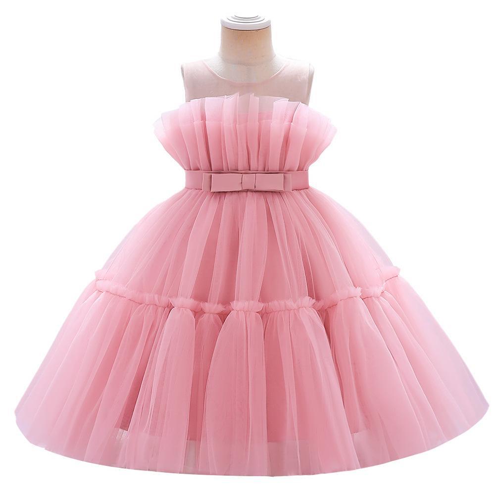 Robe de princesse bouffante pour filles européennes et américaines pour récital de piano, mariages et événements en soirée