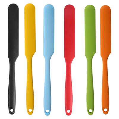 6/3 STÜCK 24CM Silikon Integrierter Verlängerter Schaber Küche Backen Kuchen Butter Spatel Mischmesser Backwerkzeug