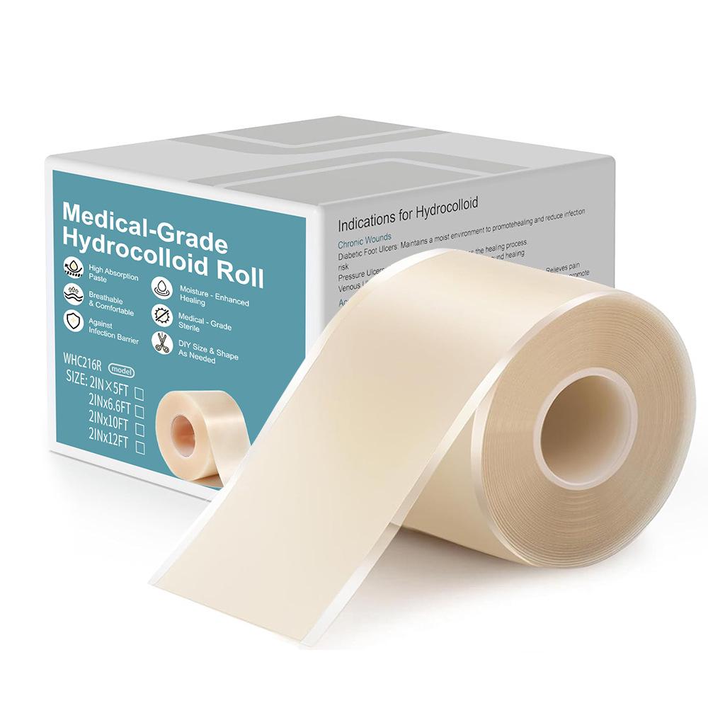 Waterproof Hydrocolloid Bandage Roll for DIY Wound Care