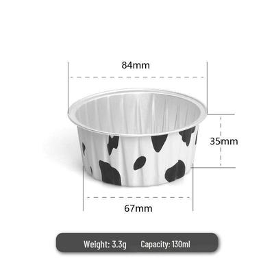 ZISIZ Tinfoil Baking Pudding Cups