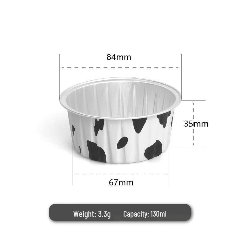 ZISIZ Tinfoil Baking Pudding Cups