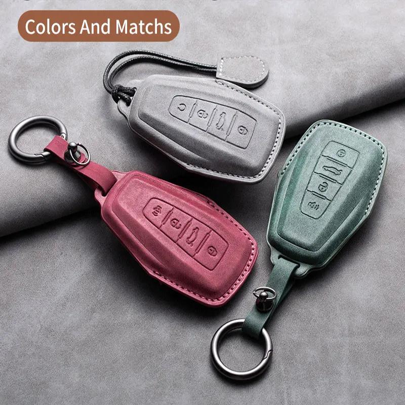 Car Key Case Cover Protector Shell For Geely Coolray EX7 X6 X7 Geometry Emgrand Global Kulrey Hawk GX7 Okavango NL3 SUV GT GC9