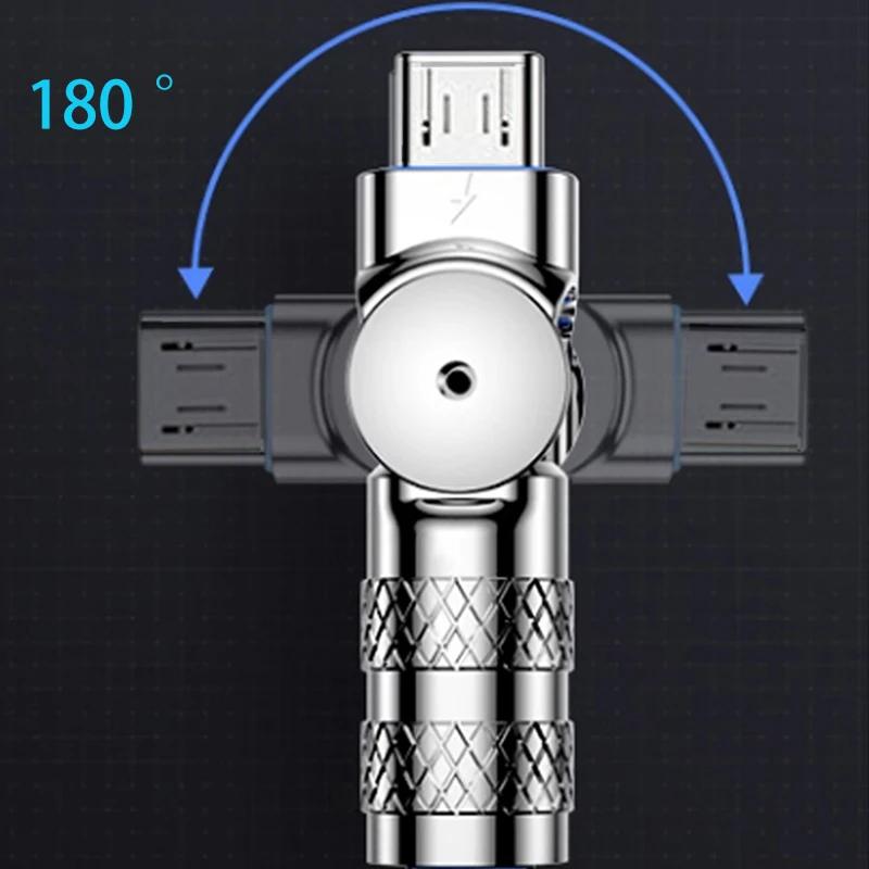 Micro USB 120W 7A Elbow Fast Charging Data Cable Cord For Playing Game For Samsung Galaxy S7 S5 Xiaomi Android Charge Usb Cord