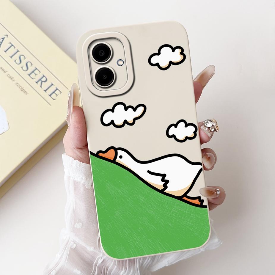 For Samsung Galaxy A06 Case SM-A065F Cute Panda Cartoon Cover Shockproof Phone Case For Samsung A06 A 06 GalaxyA06 4G Soft Shell