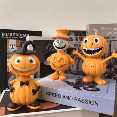Halloween Lebendige Kürbis Harzstatue Tischschmuck Tischplatte Garten Innen Außen Heim Garten Partys Dekorationen Figuren