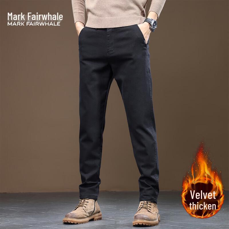Mark Fairwhale Men's Casual Straight-Leg Pants