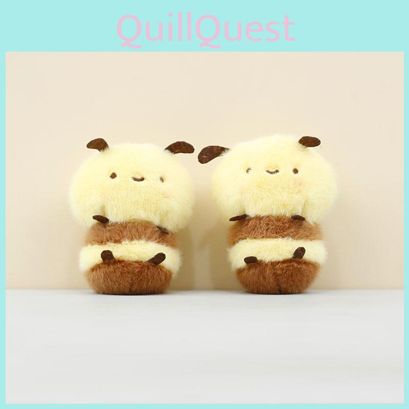 Bee Stuffed Plush Doll With Pp Cotton Filling Ideal For Bag Decor And Gift