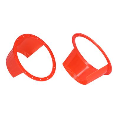 2 pezzi Copertura Impermeabile per Altoparlante Auto Ultrasottile Rosso Universale Cuscinetto Protettivo Antiscivolo