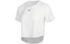 Crop Tops Women's White Crew Neck Moderate DD4955-100