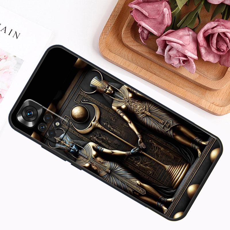 Funda con Mural de Faraón Egipcio Para Xiaomi Redmi Note 13 Pro 14 12 11 9 10 9S 10S 11S 12S Redmi 12C 13C 14C 10C