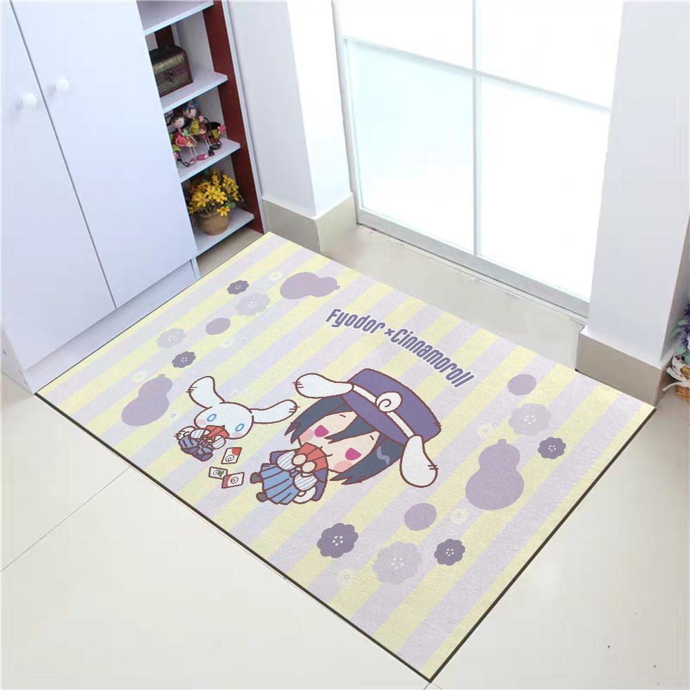 Mat for Hallway Sanrio Cinnamoroll Living Room Rugs Prayer Rug Welcome Home Absorbent Bathroom Rug Kitchen Decoration Floor Mats