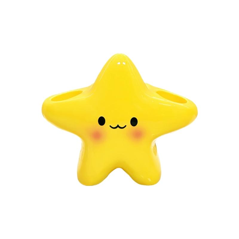 Star Shape Toothbrush Holder Bathroom ToothBrush Organizer Holder For Electric Toothbrushes And Toothpaste Storage 1