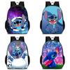 Disney Lilo Stitch Backpack High-capacity Travel Bag For Kids Boys Girls Daily Use