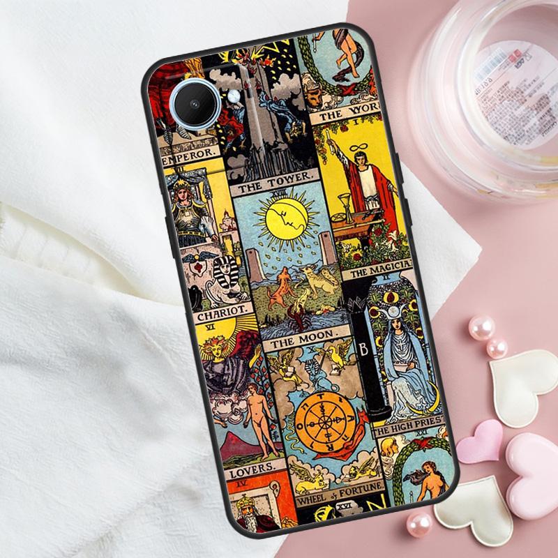

Tarot Card The Hermit For Realme 14 10 11 12 13 Pro Plus GT 6 5 6T GT7 Pro C61 C55 C53 C51 C21Y C25S C75 C67 Case Realme C53