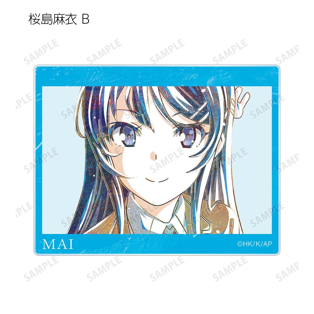 Rascal Does Not Dream of Bunny Girl Senpai Trading Ani Art 3 Acrylic Cards Box of 12 Vol.