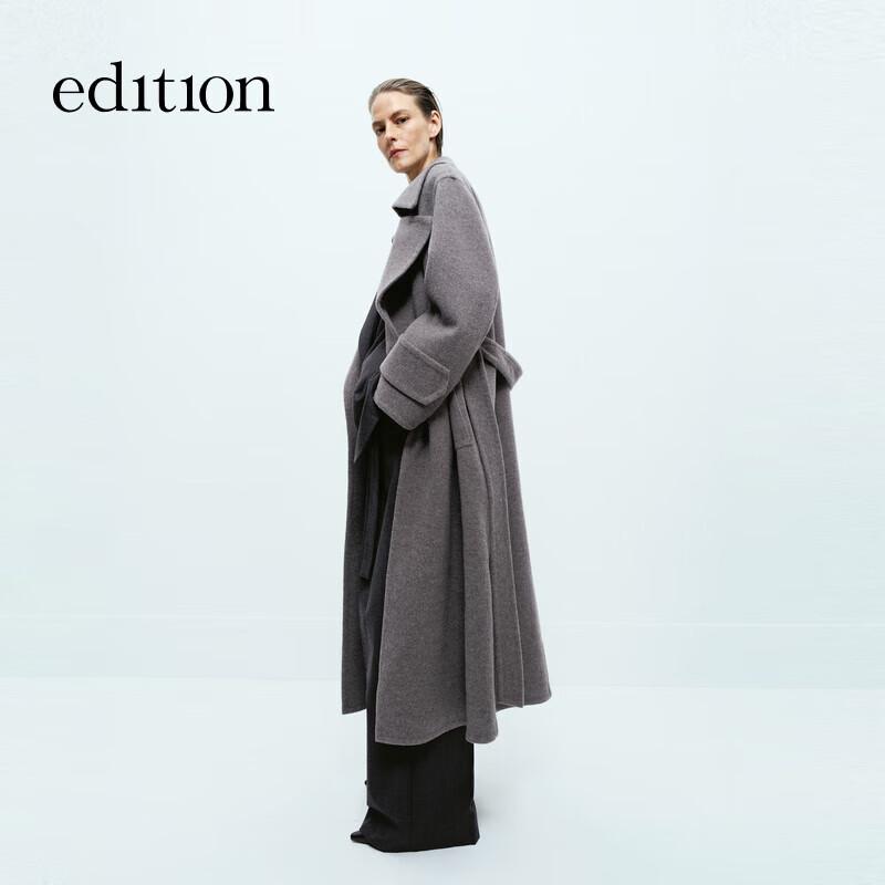 

Пальто-пиджак P-серии из смесовой верблюжьей шерсти M