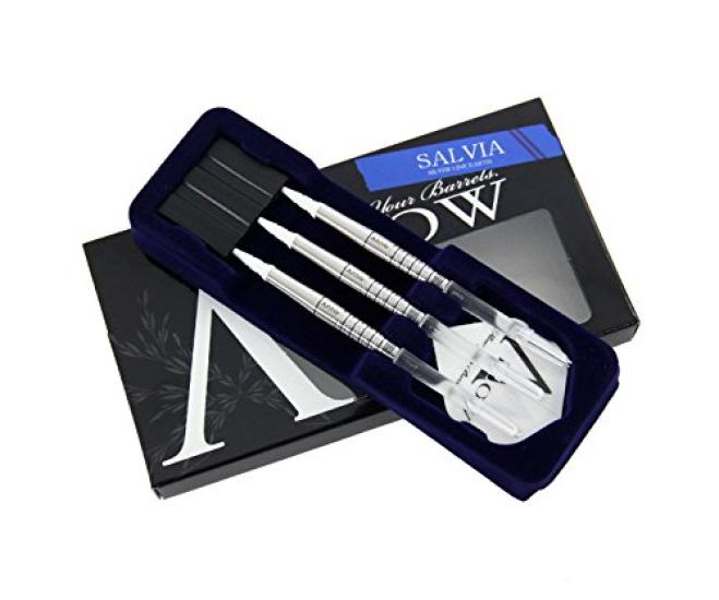 DYNASTY A-FLOW SILVER LINE EARTH SALVIA 2BA Soft Darts Barrel