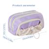 High Capacity Pencil Case Multi Compartments Pen Pouches Pen Organizers Pen Storage Bag Travel Makeup Pouches for Women