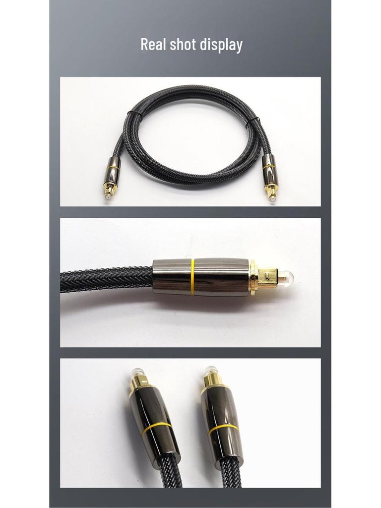 Digital Optical Fiber Audio Cable SPDIF Output 5.1 Channel Amplifier Connection