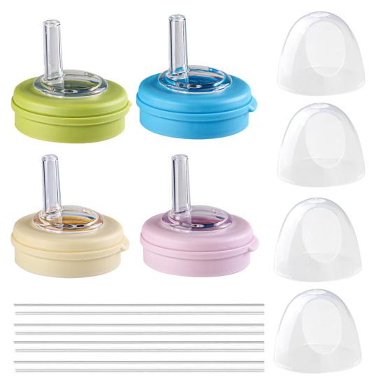 Opakovaně použitelné víčko na plechovky od limonády s brčkem, silikonový kryt bez BPA pro standardní plechovky, víčka na plechovky s ochranou proti rozlití, jako je Coca-Cola a pivo.