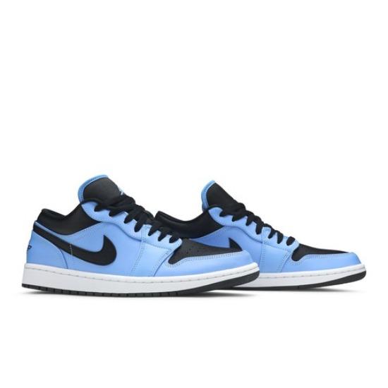 

Air Jordan 1 Low University Blue Black 553558-403 EU 42 синій/чорний