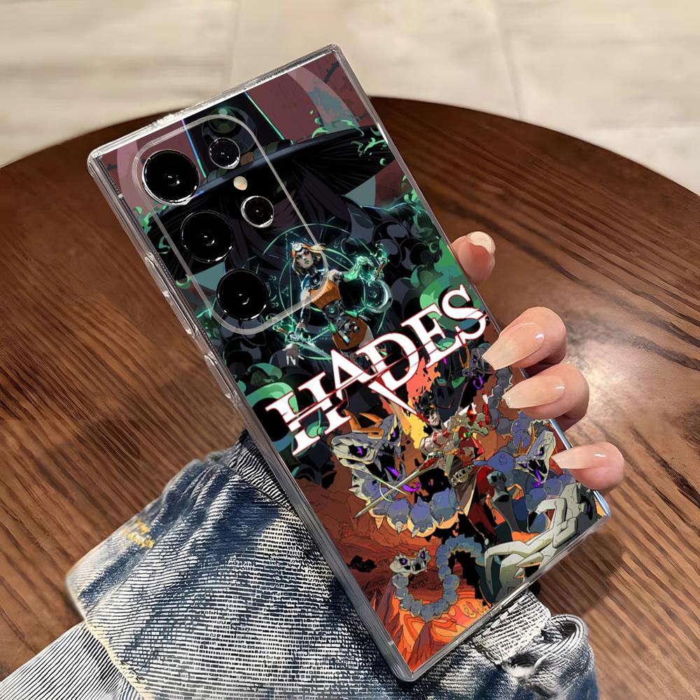 H-Hades 2 Phone Case For Samsung S26 S25 S24 Ultra S23 Fe S22 S20 S21 Plus Plus 5G Fe Transparent Cover