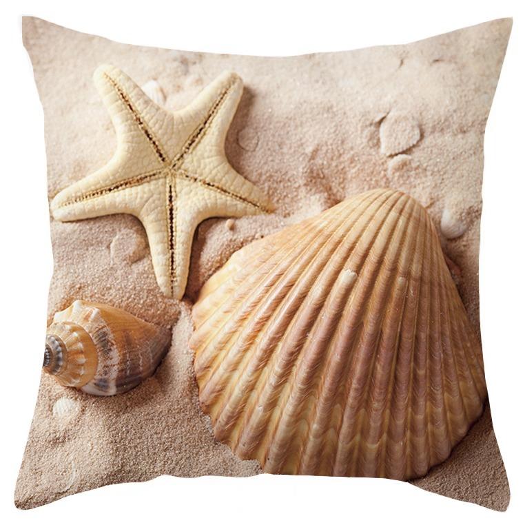 Office Living Room Home Pillowcase Beach Starfish Pattern Pillowcase Car Ornaments