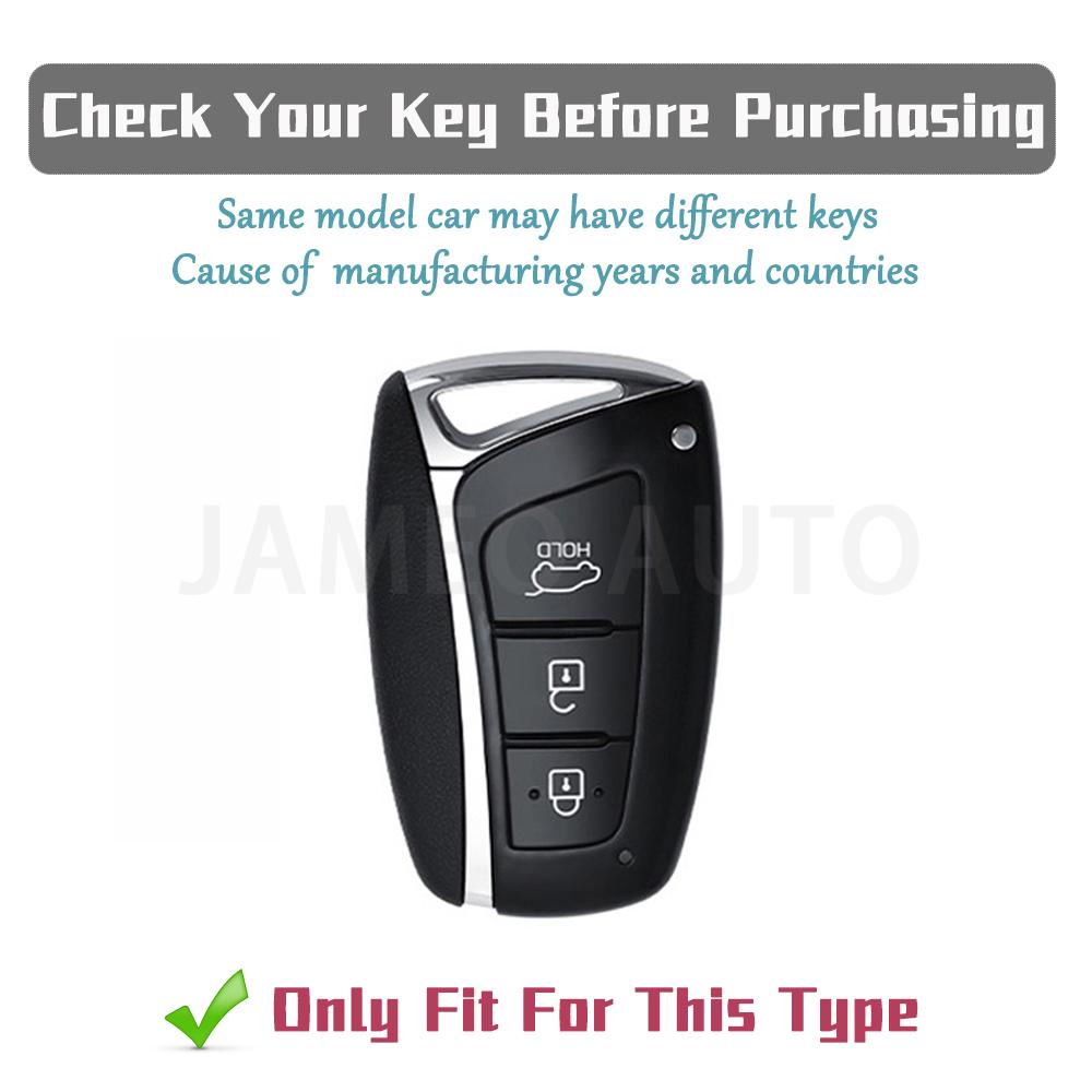 3 Buttons TPU Remote Key Case Cover Fob Shell For Hyundai Santa Fe 3DM Grand SantaFe IX45 Azera Grandeur HG Genesis G80 EQUUS