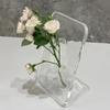 Acrylic Frame Vase Modern Clear Creative Transparent Tabletop Flower Holder Nordic Minimalist Home Decor For Living Room Office