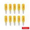 10pcs W2W T5 12v 1.2w Car Halogen Lamp Instrument Lights Dashboard Bulb Auto Interior Light Car Styling Blue Red Amber Yellow