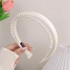 Korean Version of Pearl High Skull Headband for Women 2025 New Fashion Temperament High-end Bridal Wedding Hair Accessories
