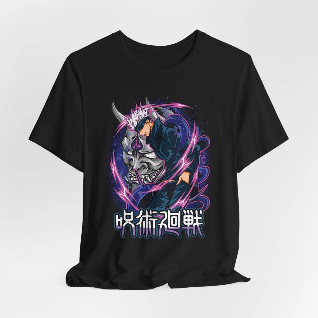 Anime Jujutsu Kaisen Black T Shirt Size S 4XL