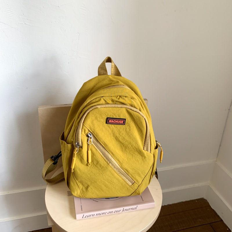 Simple casual double shoulder breast bag women's fashion sports single shoulder crossbody small backpack versatile large capacity men's bag