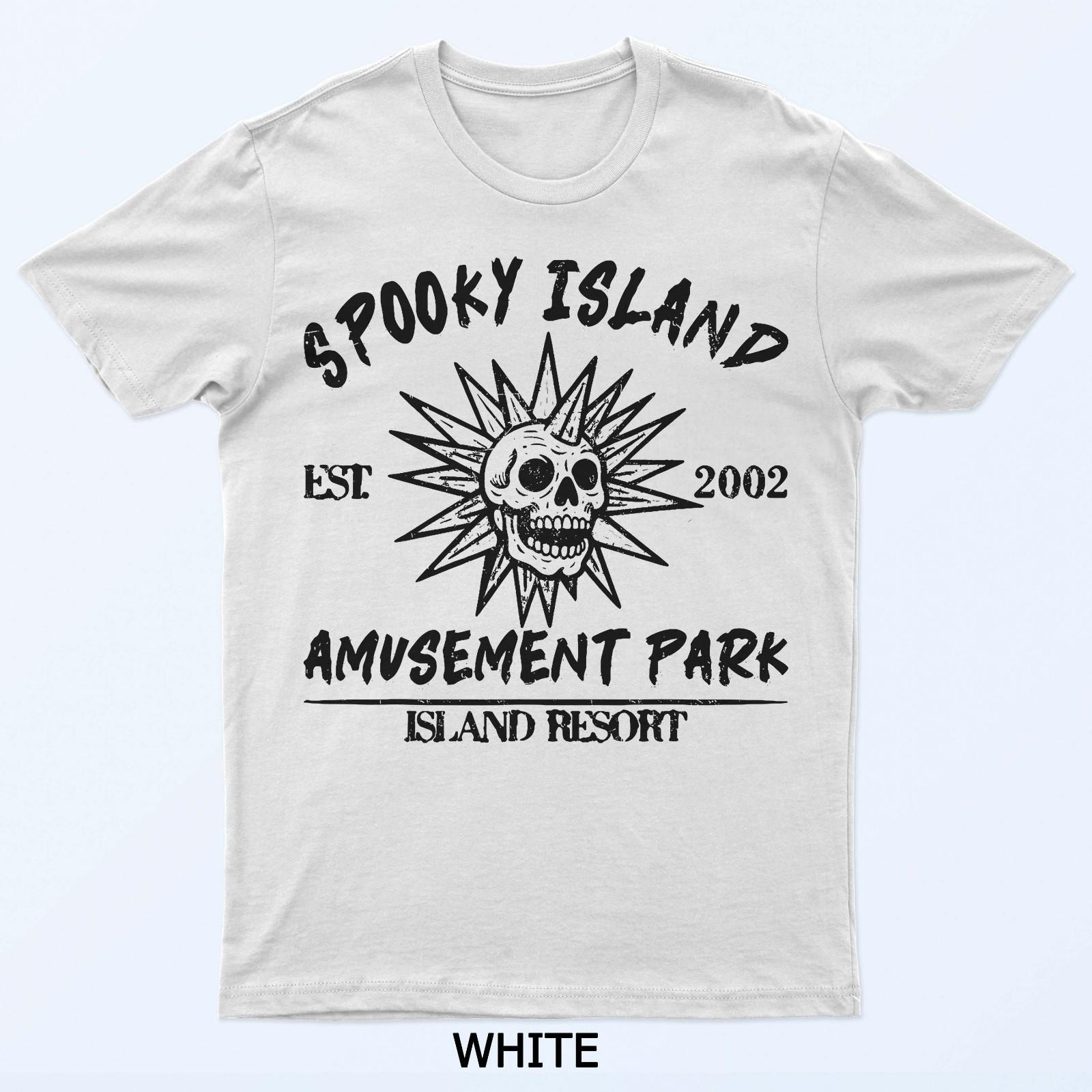 

Vintage Spooky Island Est 2002 Amusement Park Island T-Shirt 4XL