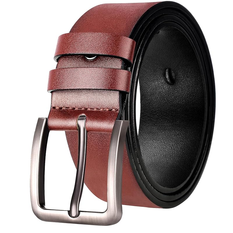 

[maikun] belt men s big size men s belt business belt for jeans casual leather Fashionable genuine leather 115cm