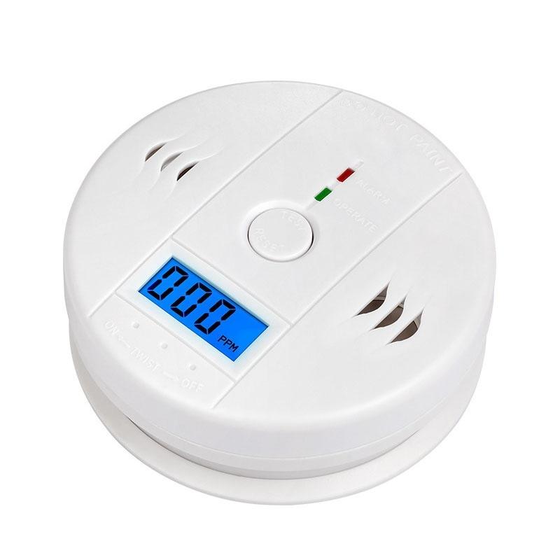 LCD CO Carbon Monoxide Tester Poisoning Smoke Gas Sensor Alarm Warning Detector