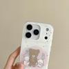 Korean Style Cute Bear Dog iPhone 16 Pro Max Case