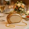Women'S Shoulder Oblique Span Bag, Special-Shaped Shell Acrylic Bag, Fashion Wedding Dinner Clutch Bag