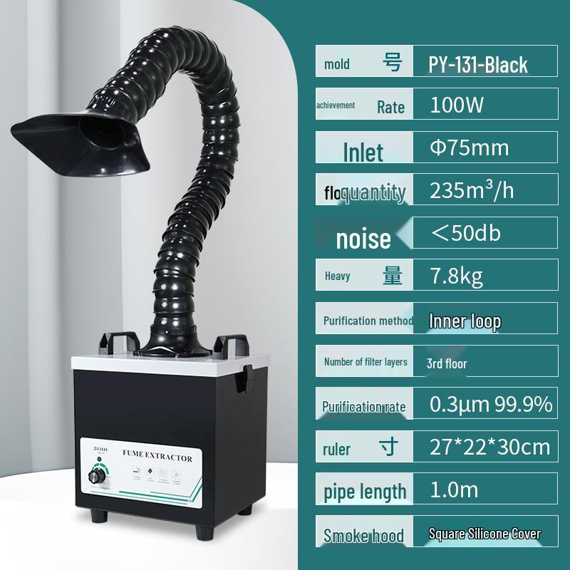 Compact Smoke Purifier & Absorber for Soldering, Welding & Laser Marking