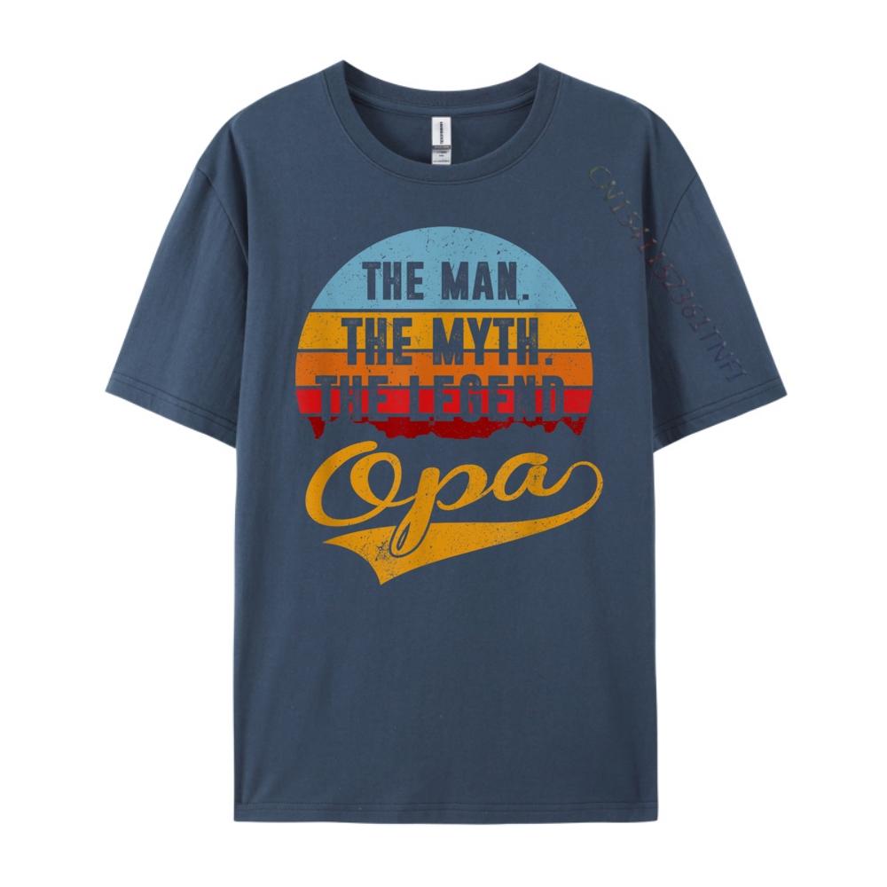 Opa The Man The Myth The Legend 3d Printed T Shirts Men Clothing Character Graphic Cotton Short Sleeve