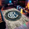 Inter Milan Football Club Logo Carpet Home Decor Printing Fashion Dormitory Decoration Room