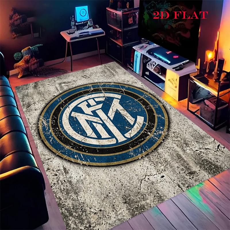 Inter Milan Football Club Logo Carpet Home Decor Printing Fashion Dormitory Decoration Room