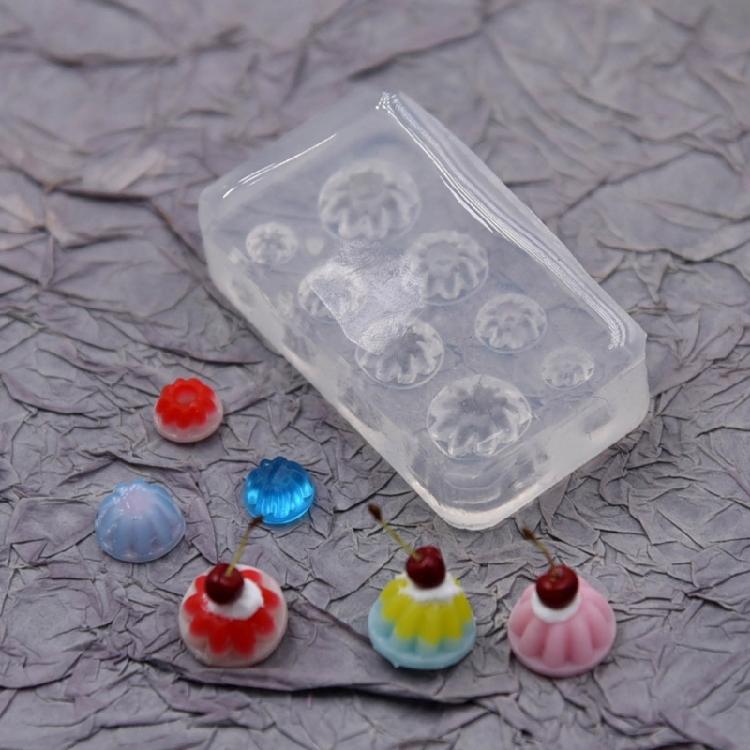 Food Play Miniature Silicone Mold DIY Small Pudding Molds for Crafting Baking