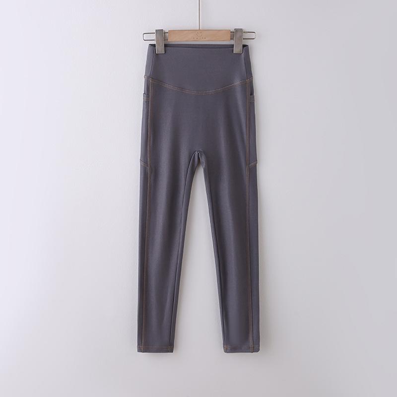 Stylische Mädchen Leggings im Slim Fit Look aus Imitation Denim für Frühling und Herbst: Elastische, Lange Hosen für Kinder