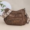 High Quality Soft Leather Multiple Pockets Large Capacity Woman Tote Bag Female Handbag Casual Shopping Shoulder Messenger Bag
