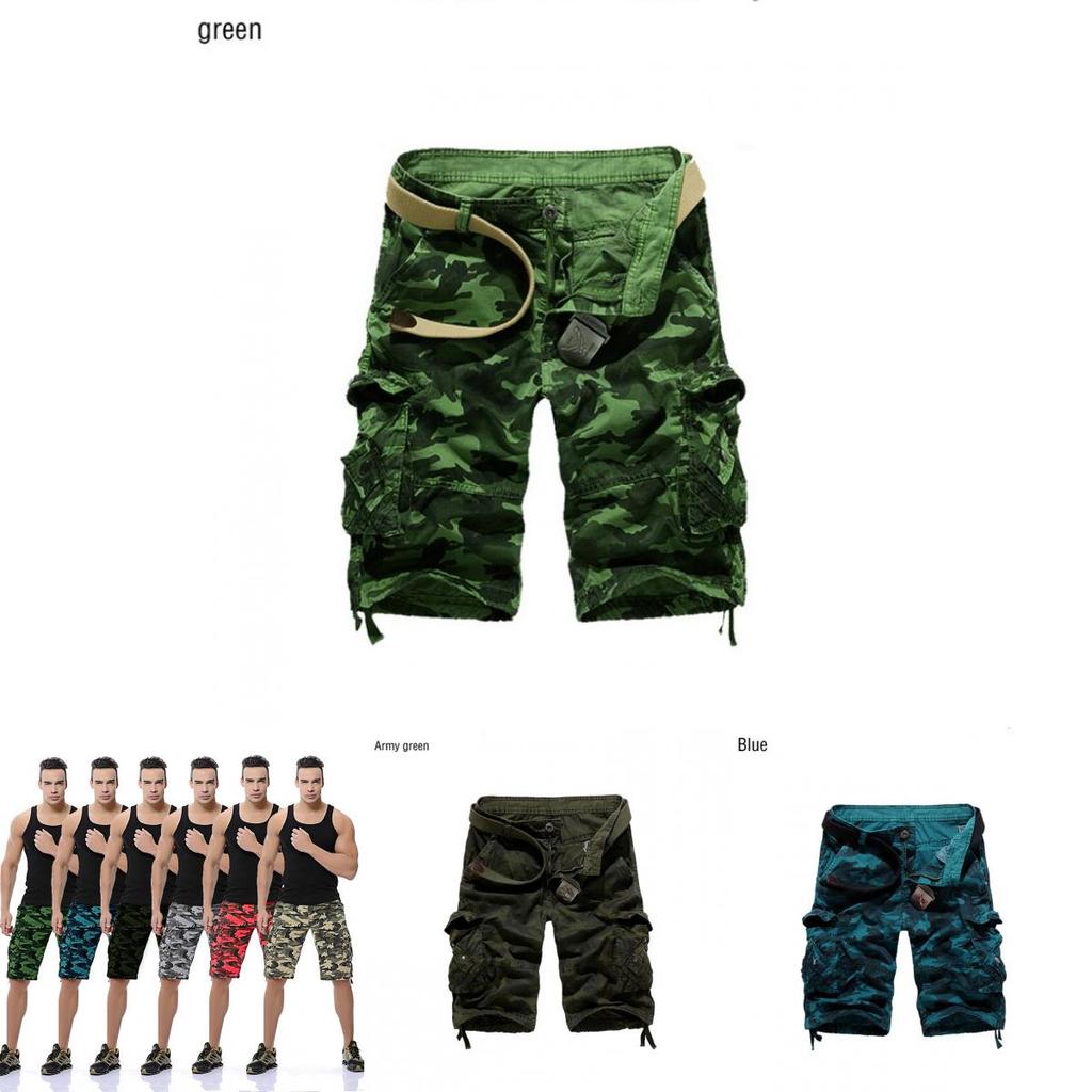 Premium Quality Men Sport Camouflage Cargo Shorts With Military Combat Design