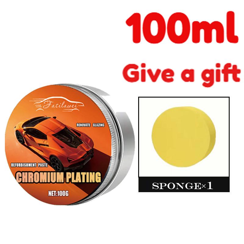 

Good Chrome & Metal Polishing Paste - Car Plating Restoration Cream for Shiny Wheels, Bumpers & MoreChrome & Metal Polishing
