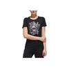 adidas Sports Lifestyle Casual Breathable Short Sleeve T-Shirt Women Tops Black DY8607